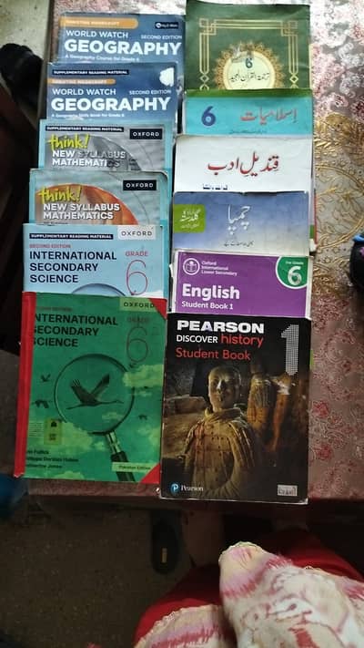 6th Class books of The City School