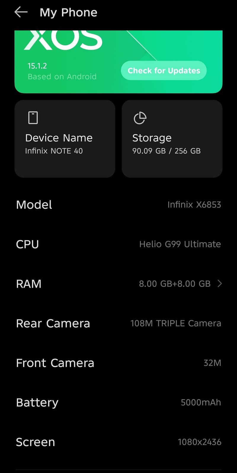 Infinix Note 40 0