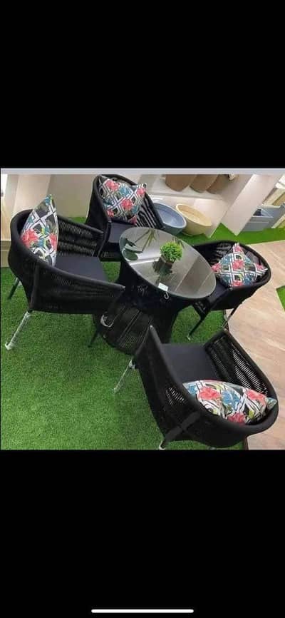 OUTDOOR CAFE'S RATTAN CANVAS FURNITURE AVAILABLE FOR SALE