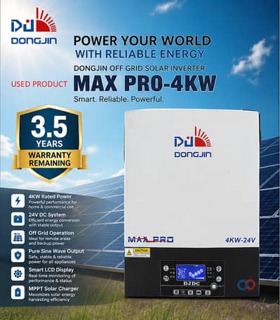 Brand New Dongjin 4KW Solar Inverter – MPPT 5000W PV Input