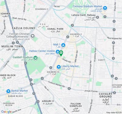 Gulberg Lahore 7.86 Kanal Plot Main Boulevard Lahore