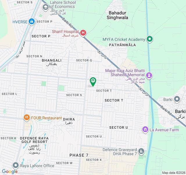 Ten Marla Plot T Block Phase 7 DHA Lahore 0