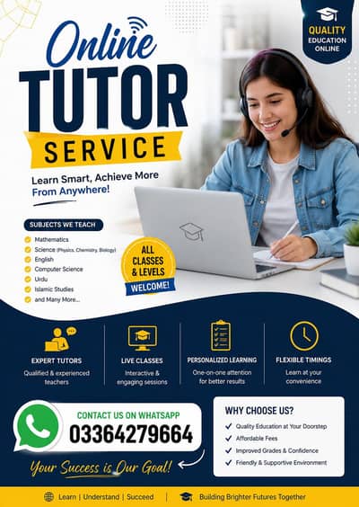  Need an Online Tutor? Contact on WhatsApp: 03364279664