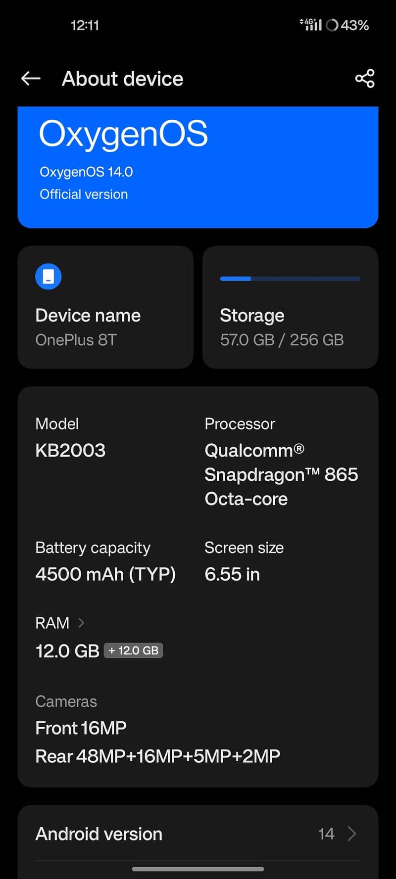 One Plus 8T 9