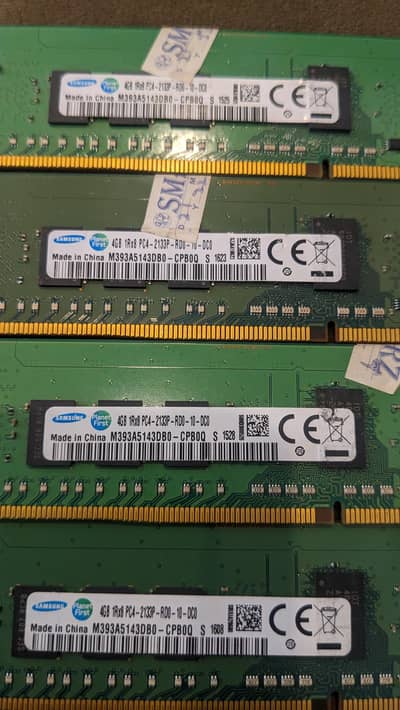 Samsung and sk hynix ddr4 ram 4GB available