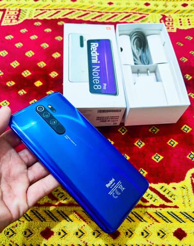 Redmi Note 8 Pro 6/128gb complete box 10/9.9