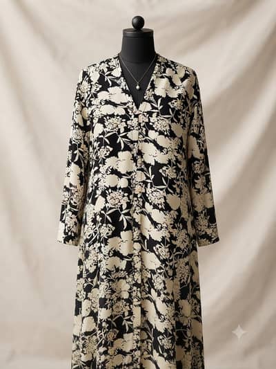  Elegant Premium Front Open Abaya / Maxi for Women