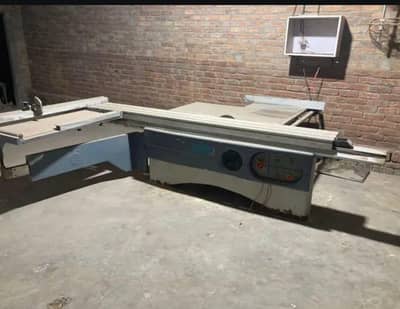 sliding cutter machine double blades wood