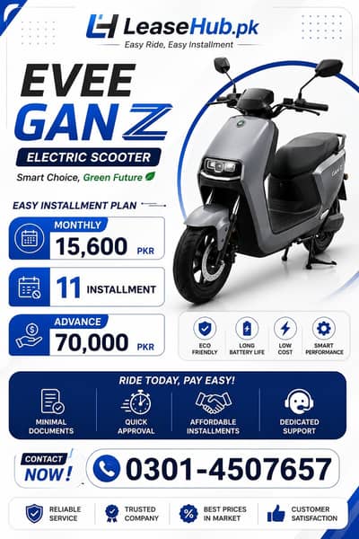 Evee GEN-Z Electric Scooty on Easy Installment