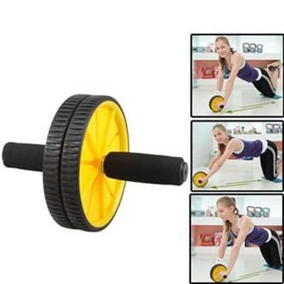 Two Wheel AB Roller Stainless Steel Core Workout
