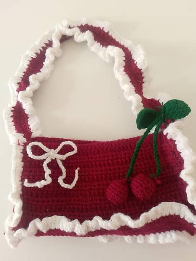 Handmade crochet bag