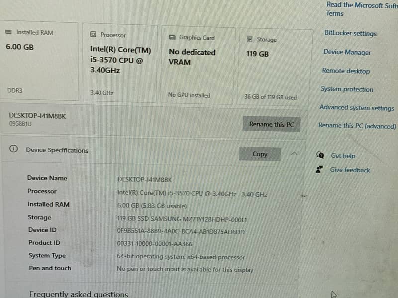 core i5 3rd only cpu 1