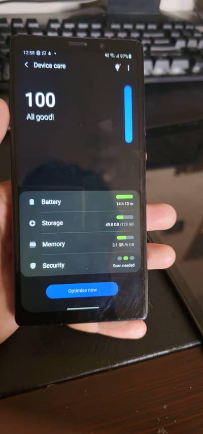 Samsung Galaxy Note 9 (6GB RAM / 128GB) - clean Condition - Low Price