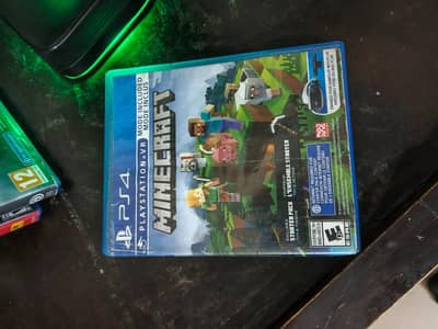 PS4 GAME FOR SALE MINECRAFT ( call message at this number+923072283413