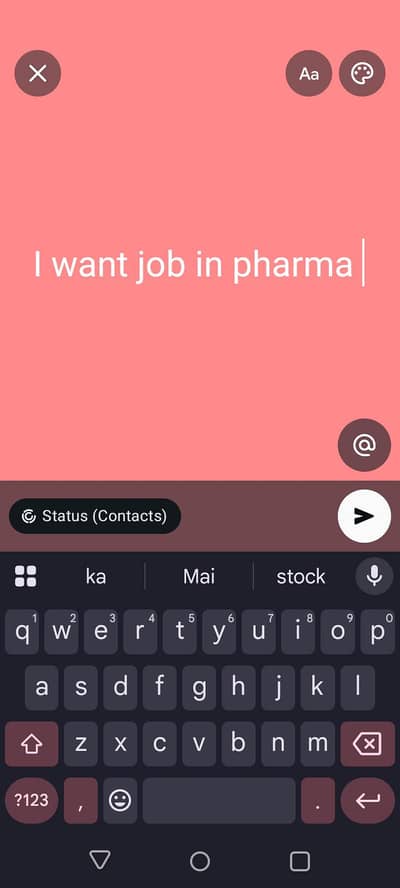 muujh site area pharma Mai packing ki job chaiye