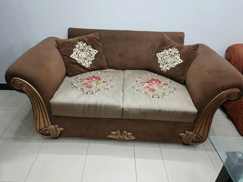 6 piece sofa set 3'2'1 1