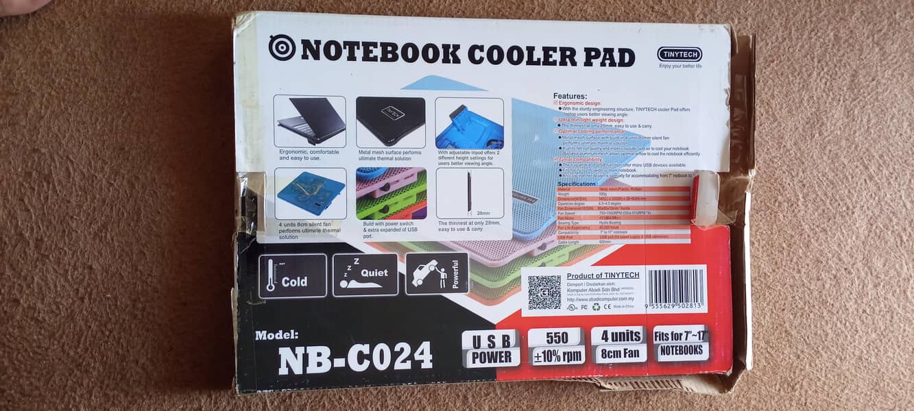 NOTEBOOK COOLER PAD 1
