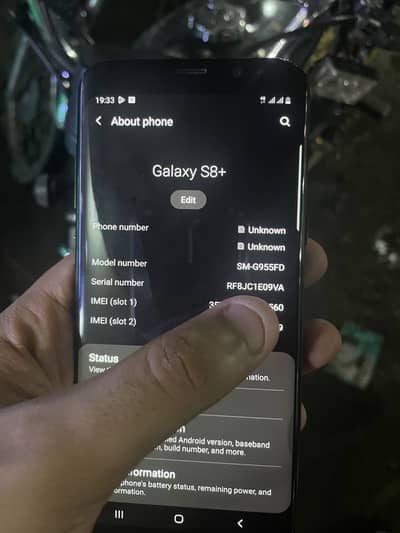Samsung S8Plus rare phone.  Duel sim. For sale