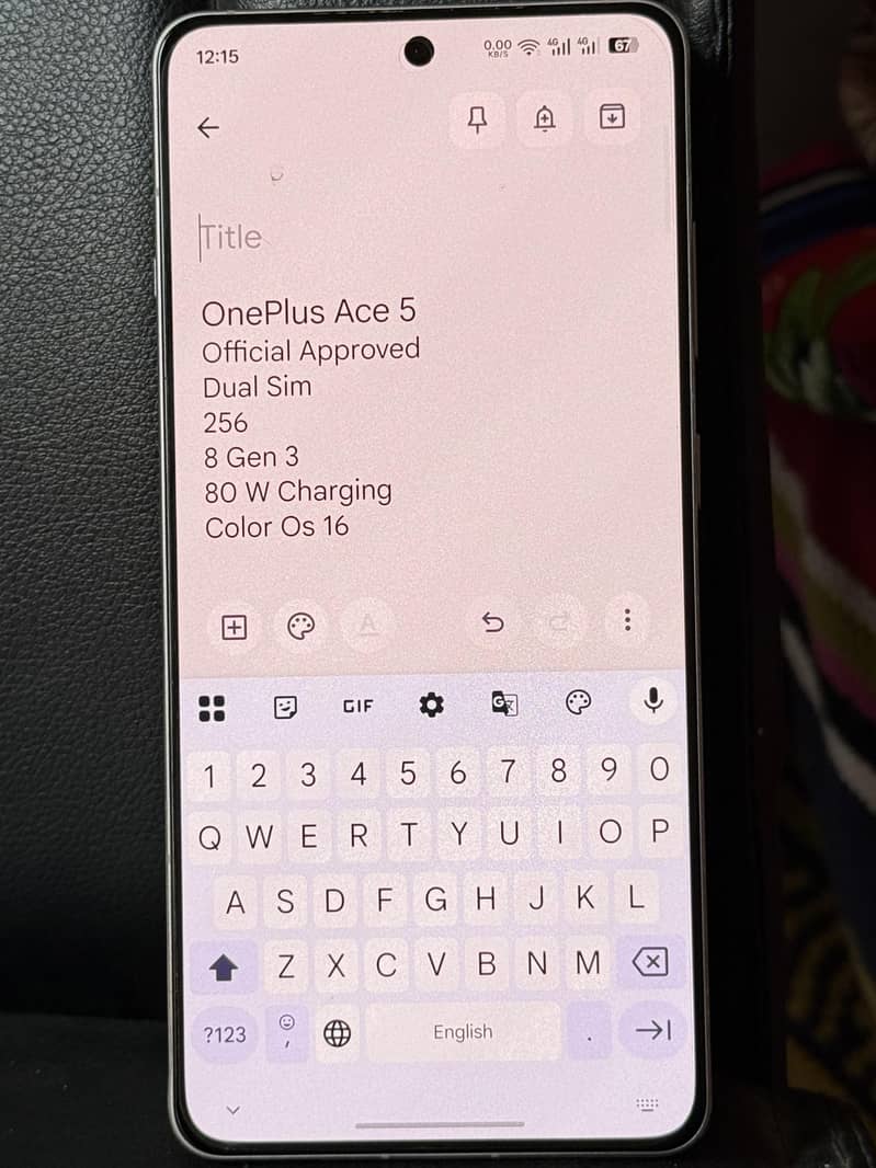 One Plus 13R 1