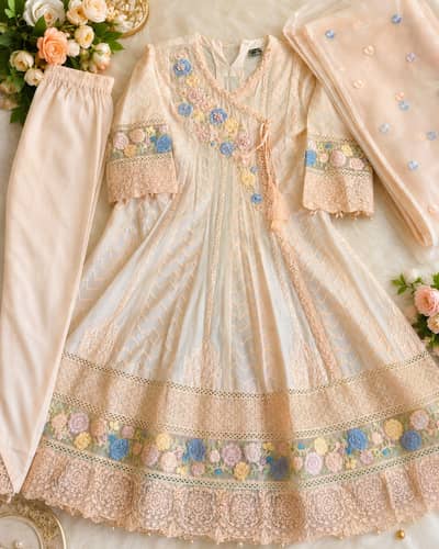 lawn embroidered dress