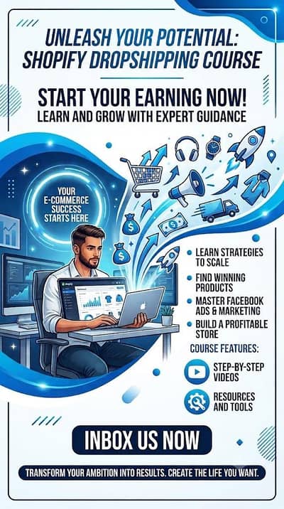shopify Dropshipoing course