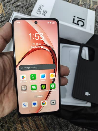 OPPO A5i 8 months warranty full box 45w fast charger