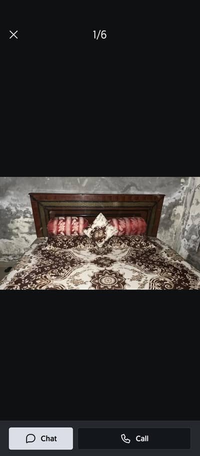 King sized bed with Molty Foam mattress