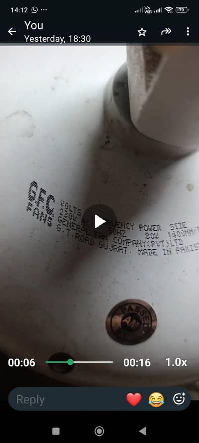 5 celling fan new condition forsale