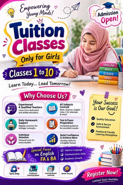Tuition for girls
