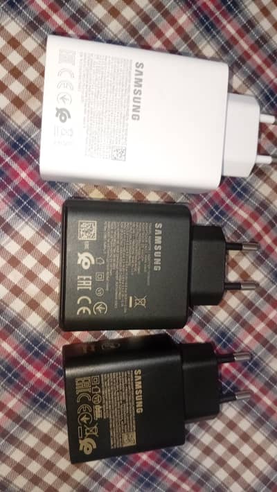 Original Samsung Charger 25W 45W 65W Super Fast Charging 2.0