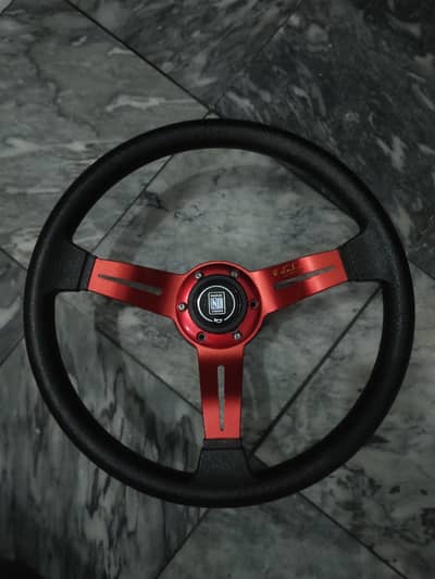 Good Quality Steering Wheel with boss kit  in neat condition