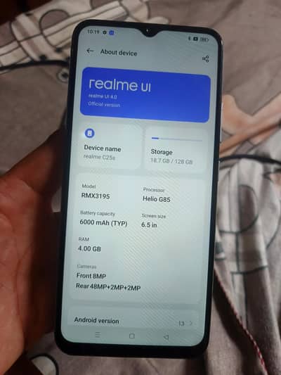 Realme C25s mobile 4/128 GB