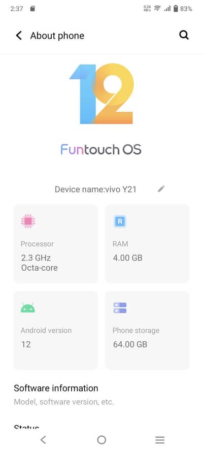 Vivo Y21