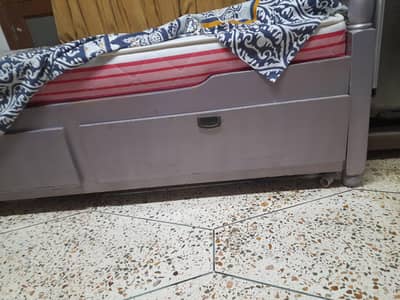 singel bed oakwood perpel deco painted  size 6x3 fits