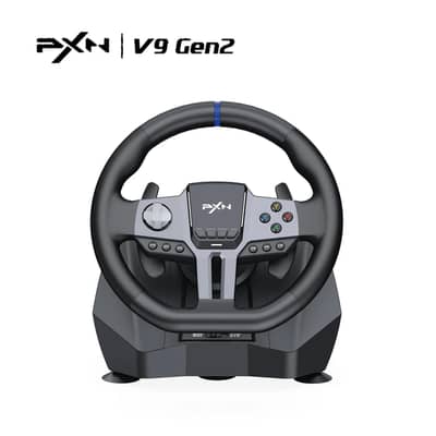 PXN V9 Gen 2 Gaming Steering Wheel for PC, PS4/Padel Shifter