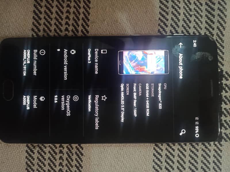 One Plus 3 6