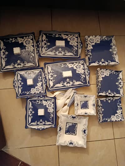 New Royal Plastic Dinner Set For Sale without Box For 6 person serving