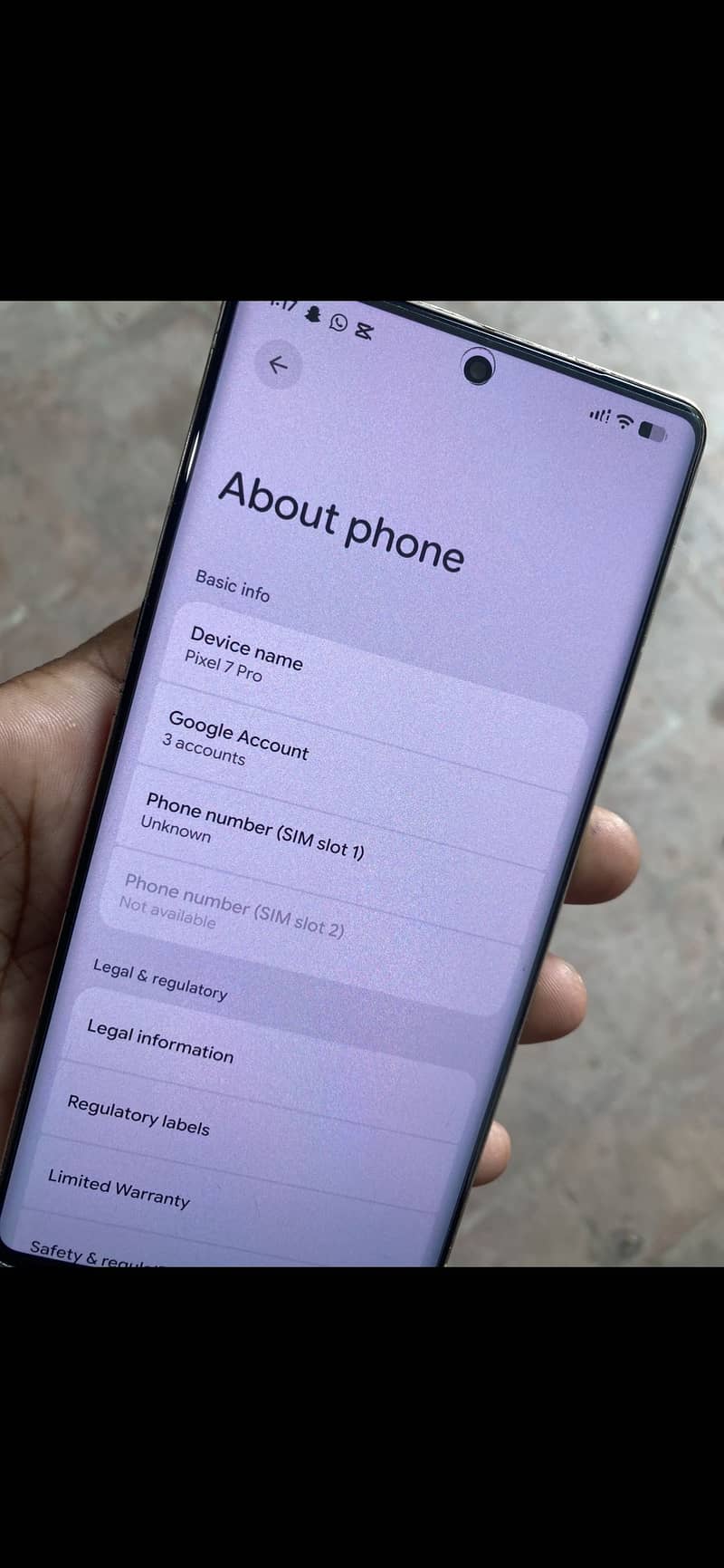 Google pixel 7pro 3