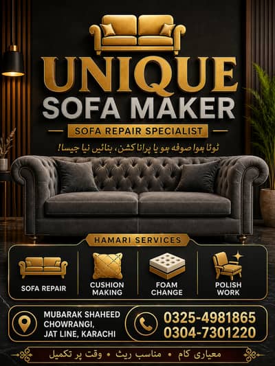 Sofa poshish/sofa repairing/sofa fixing/sofa covering/L shape Sofas