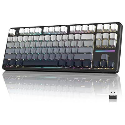 Attack Shark X87 87-Key RGB Tri-Mode Wireless Mechanical Keyboard