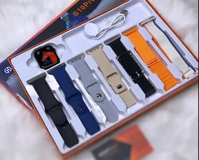 7-in-1 Smart Watch with 7 Interchangeable Straps & Bluetooth Calling