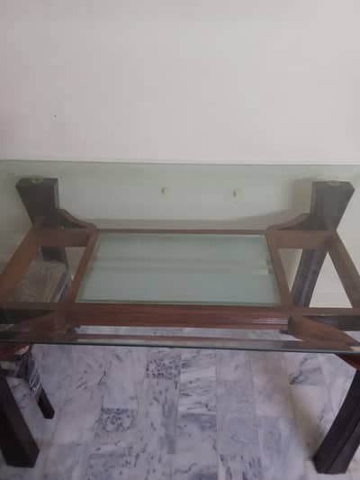 6 chairs with dining table