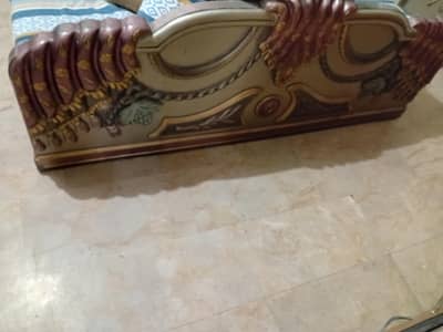 Wooden bed set