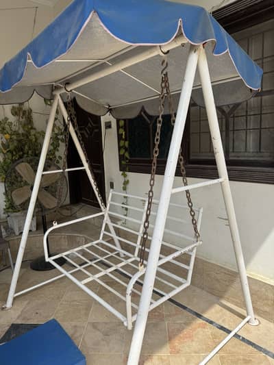 BEAUTIFUL OUTDOOR SWING | GARDEN SWING | BIG IRON SWING WITH SEATS