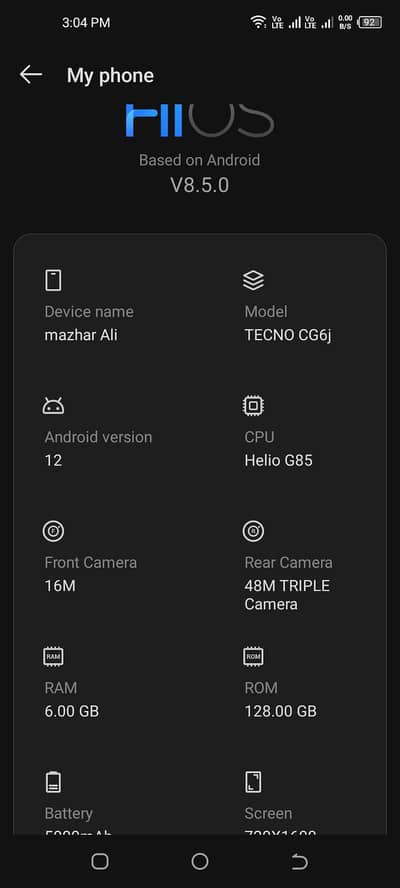 Tecno CAMON 17P