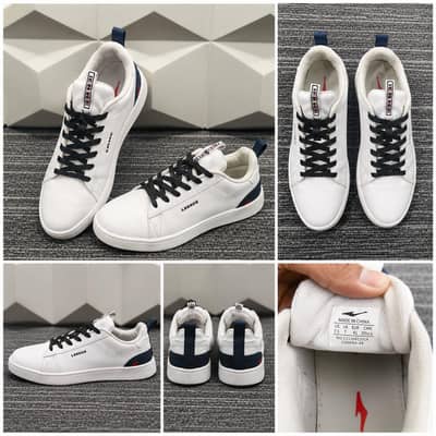 White Casual Sneakers for Men – Stylish & Comfortable – Size Available