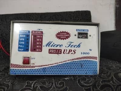 Micro Tech 1000W Pro. I. C UPS – Copper Transformer – 220V