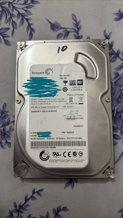 Seagate original hard drive 500gb for gaming
