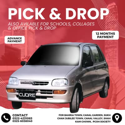 Daihatsu Coure Car Pick & Drop Services Available. .