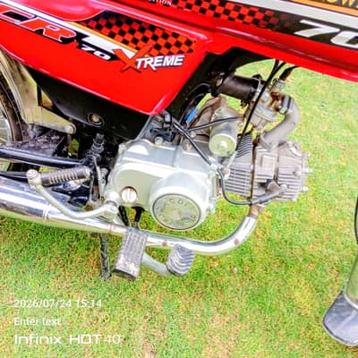 Crown self start bike 70 cc